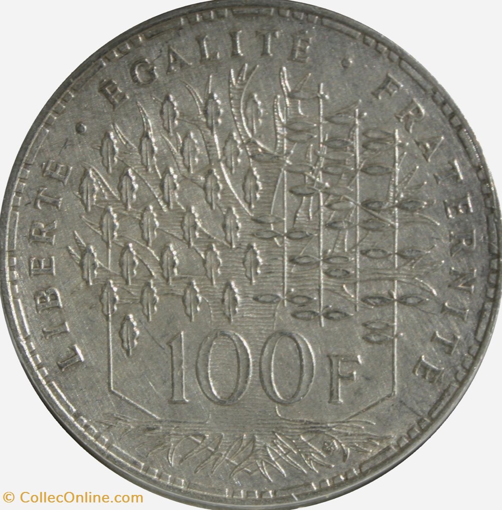 monnaies monde france cent francs pantheon