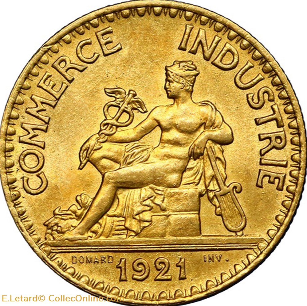 Deux Francs Chambre du Commerce monnaies monde france deux francs chambre du commerce