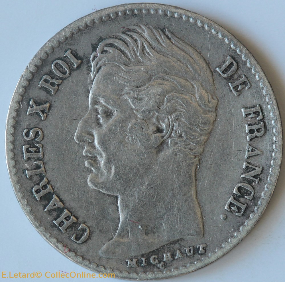 Charles X - 1/4 Franc - 1828 A monnaies monde france charles x 1 4 franc 1828 a