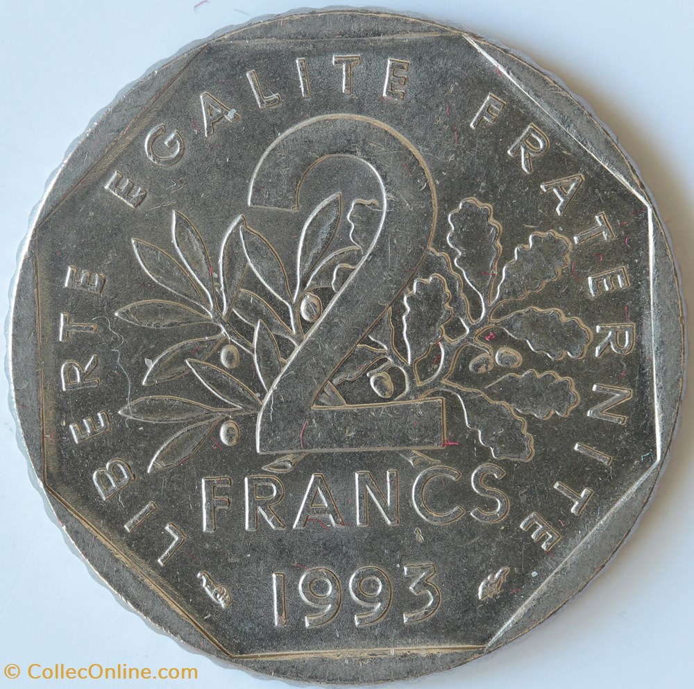 monnaies monde france deux francs jean moulin