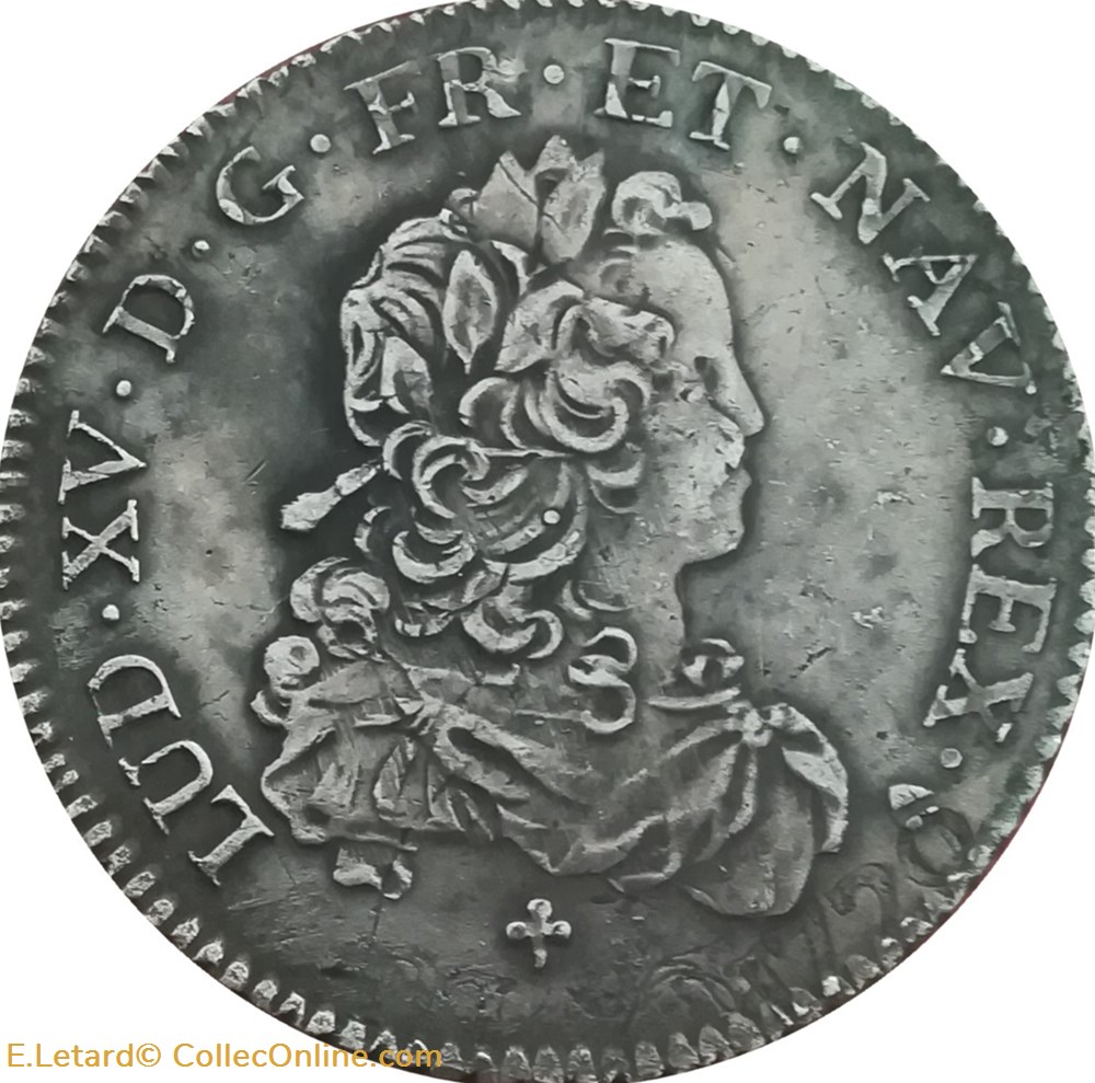 monnaies europe medievale royales tiers ecu de france 1720 g