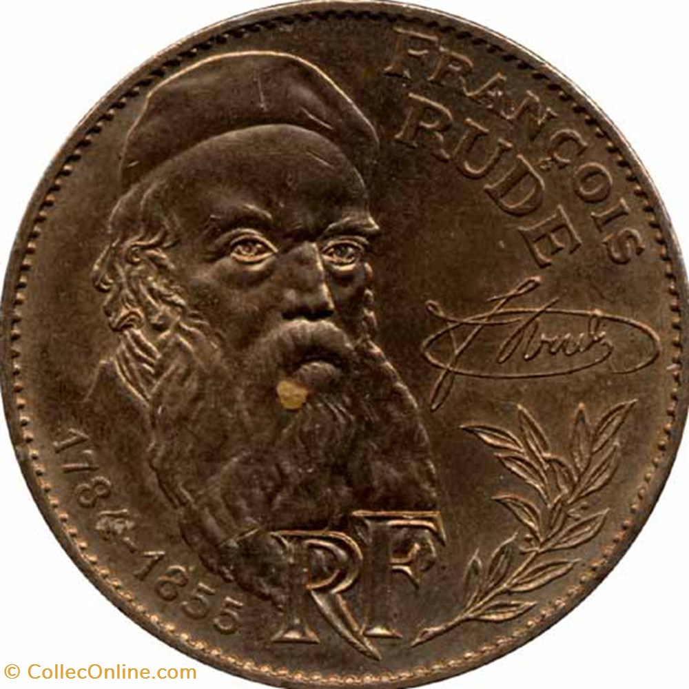 Dix Francs François Rude monnaies monde france dix francs francois rude