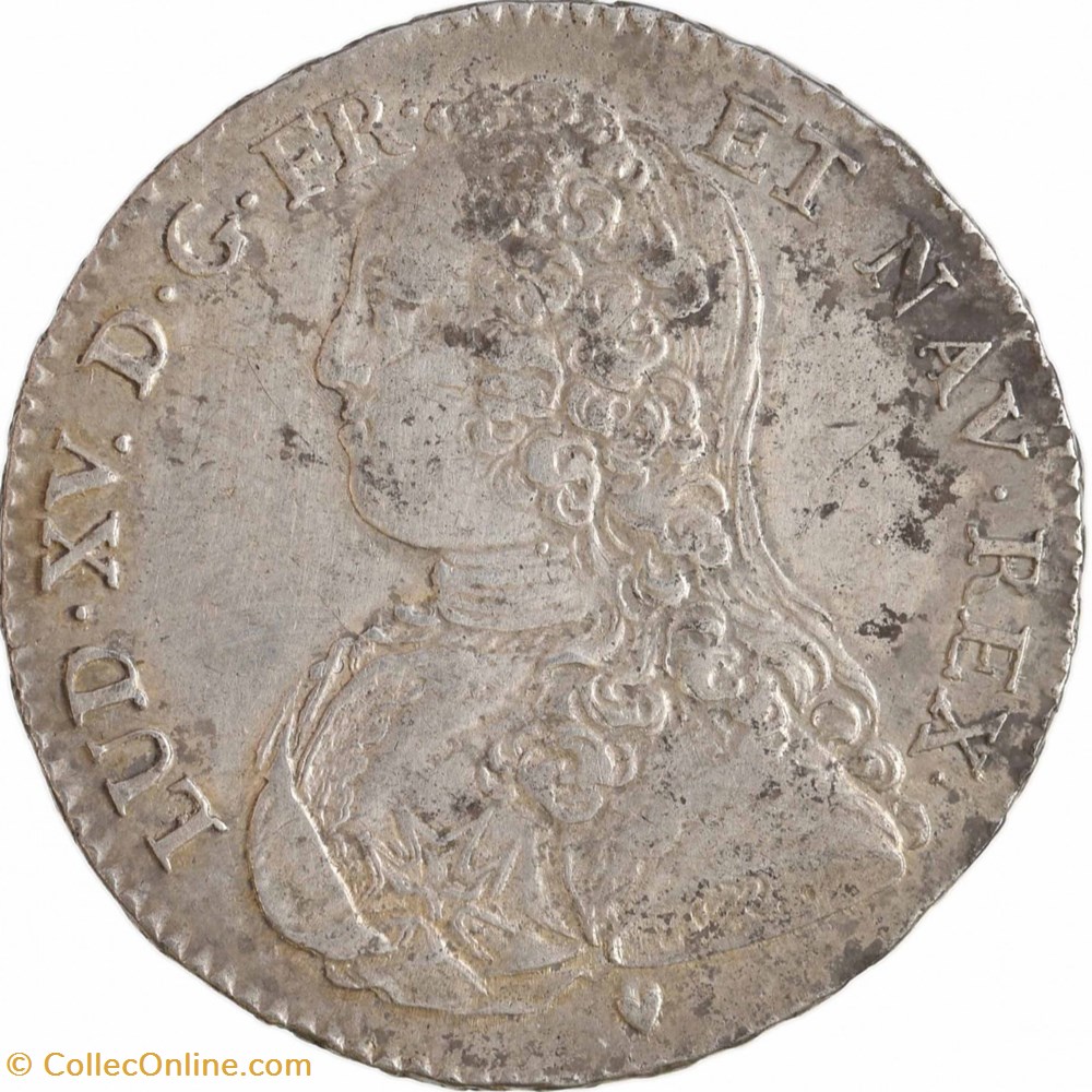 monnaies europe medievale france royales demi ecu aux branches olivier 1726 g