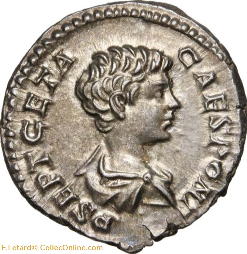 monnaies antiques romaines imperiales republicaines geta denier