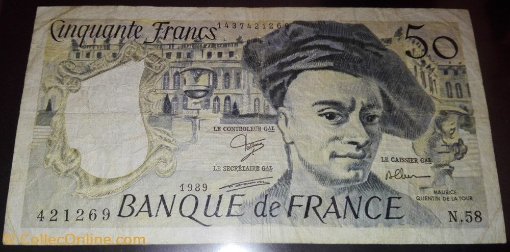 50 Francs De La Tour billets 50 francs de la tour
