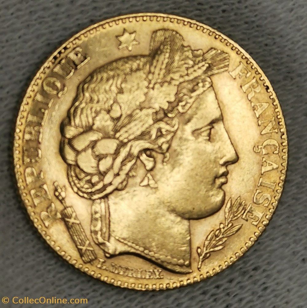 IIIème République - 10 francs Cérès monnaies monde france iiieme republique 10 francs ceres