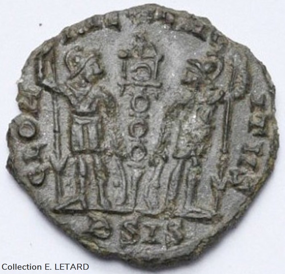 monnaies antiques romaines imperiales et republicaines delmatius follis