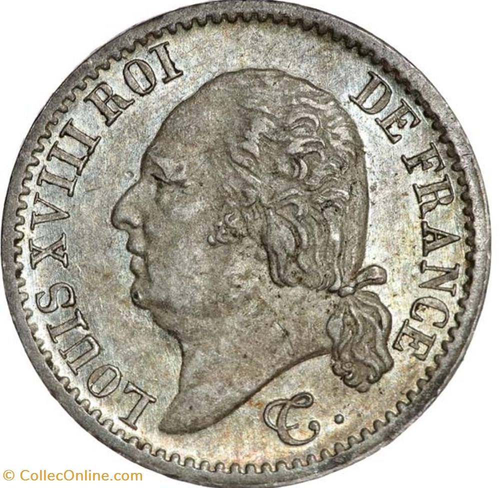 monnaies monde france 1 4 de francs 1817 a