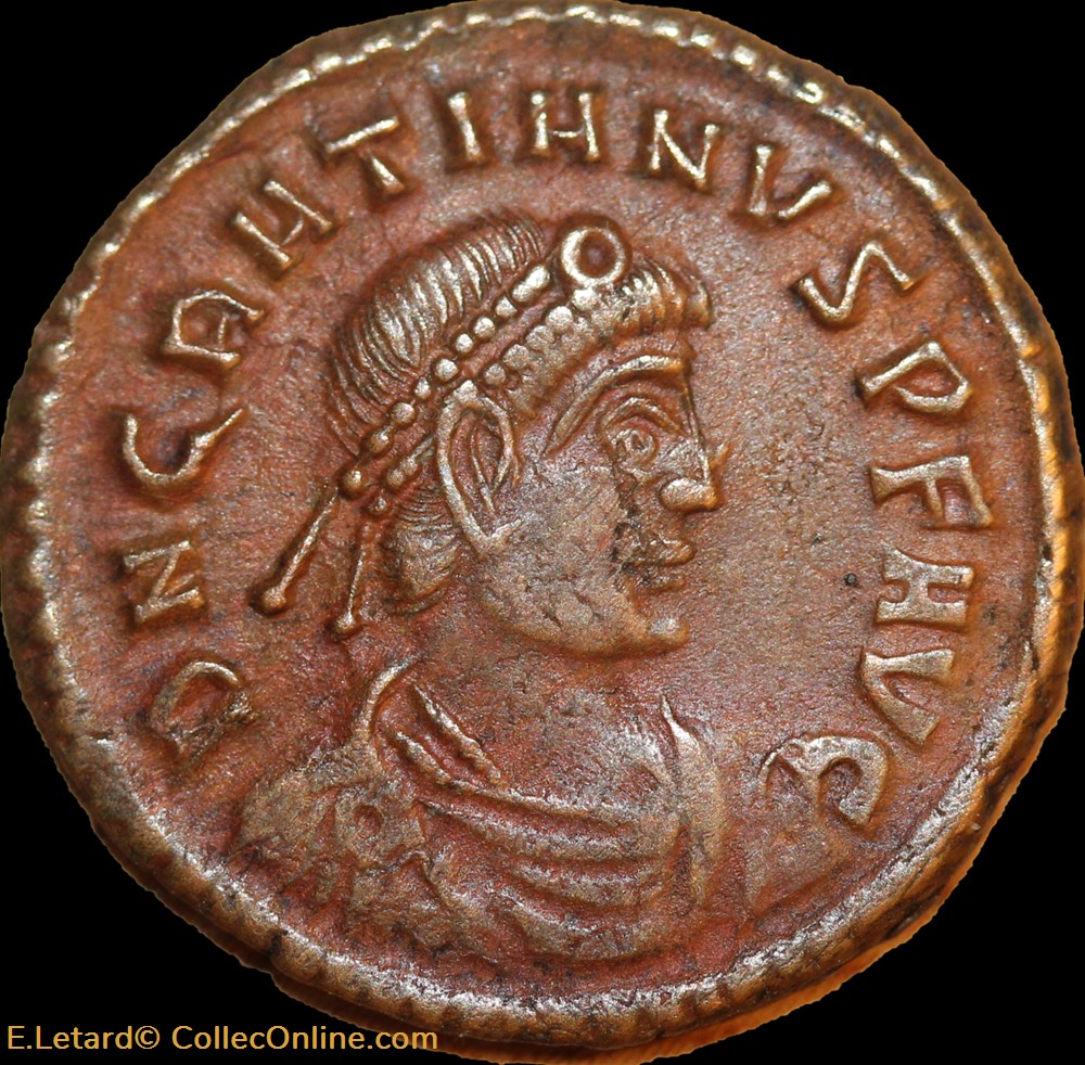 Gratien - Nummus monnaies antiques romaines imperiales et republicaines gratien nummus