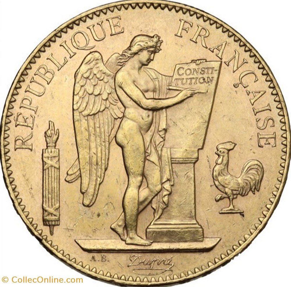 IIIème République - 100 Francs - Tranche "Liberté" monnaies monde france iiieme republique 100 francs tranche liberte