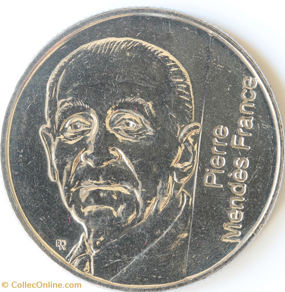 monnaies monde cinq francs mendes france