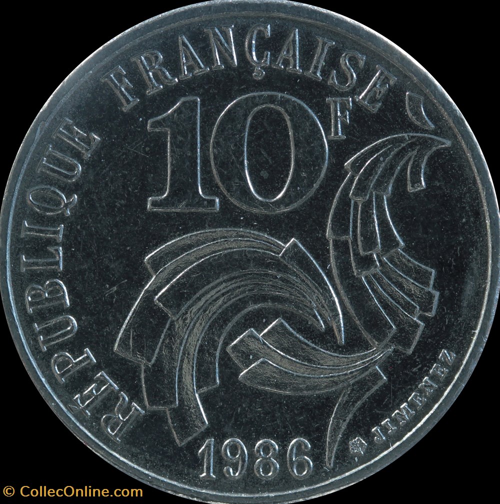 Dix Francs Jimenez monnaies monde france dix francs jimenez
