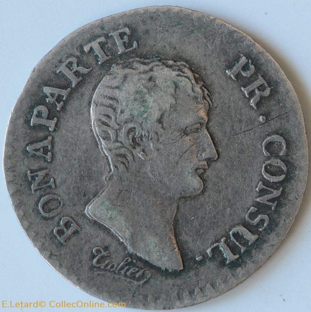 Quart de Franc - An 12 A monnaies monde france quart de franc an 12 a