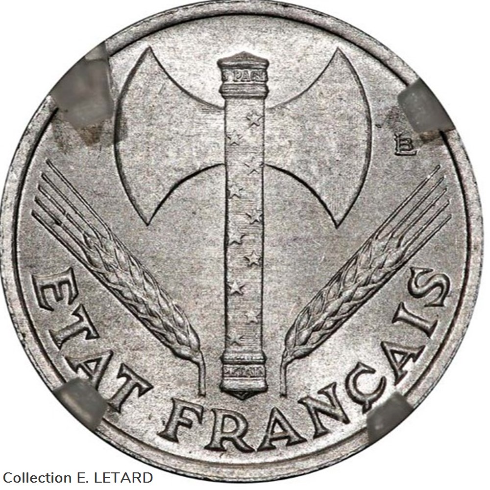 50 centimes Francisque - Type léger monnaies monde france 50 centimes francisque type leger