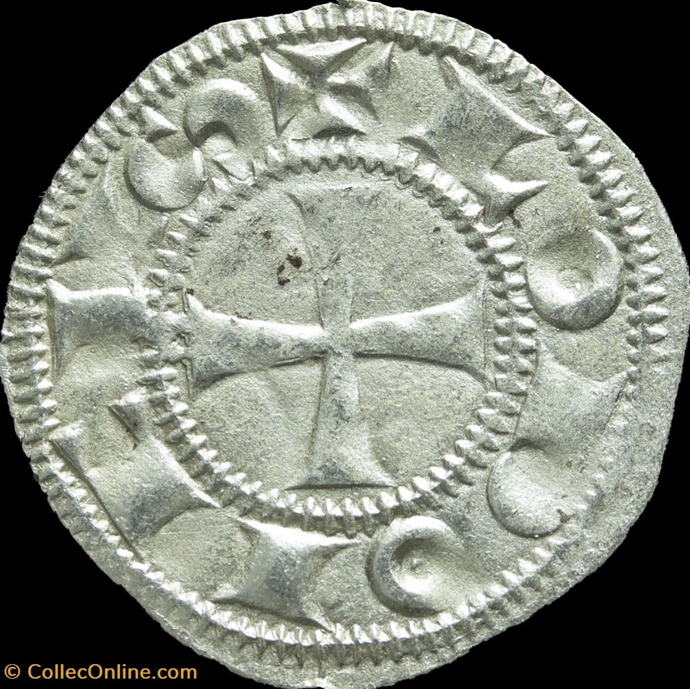 Denier d'Angoulème - Immobilisé pour Louis IV d'Outremer monnaies europe medievale france feodales denier angouleme immobilise pour louis iv outremer