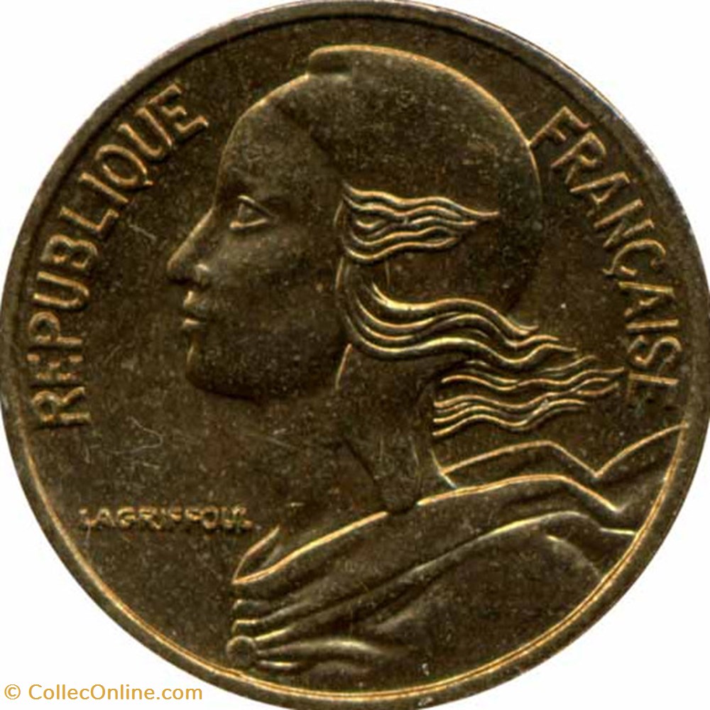 monnaies monde france cinq centimes marianne