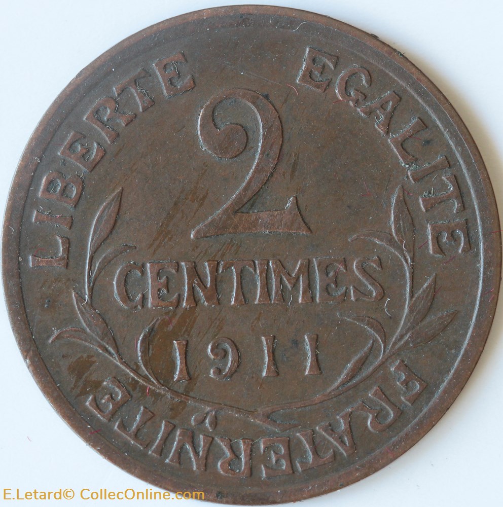 monnaies monde france deux centimes dupuis