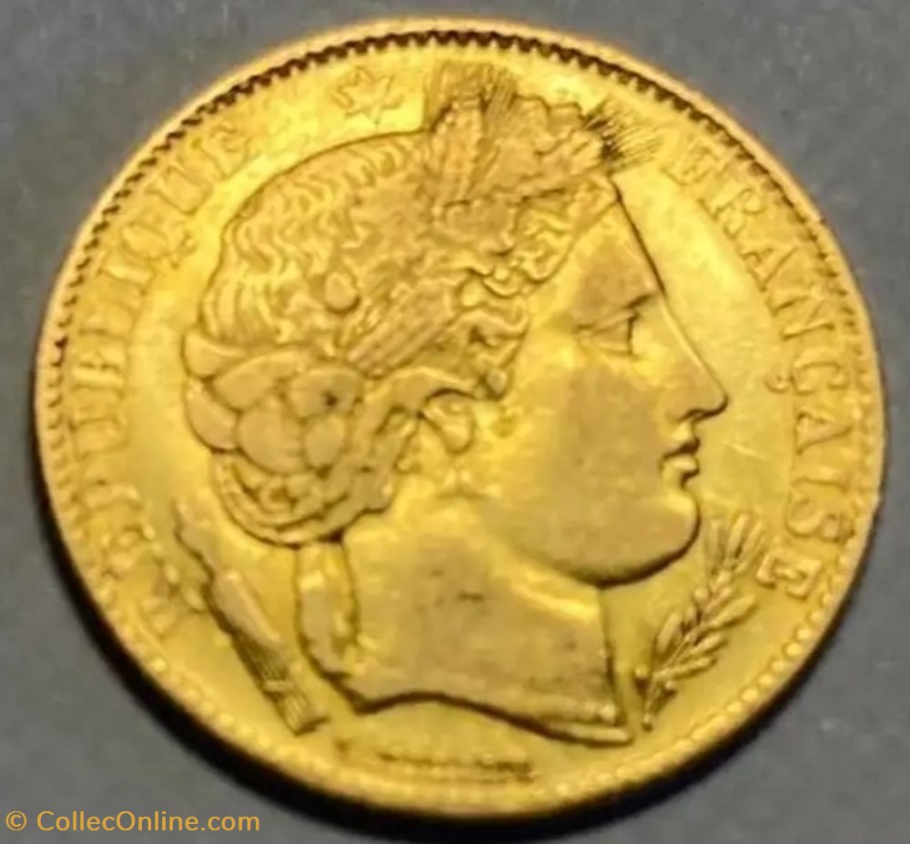 Seconde République - 10 Francs Cérès monnaies monde france seconde republique 10 francs ceres