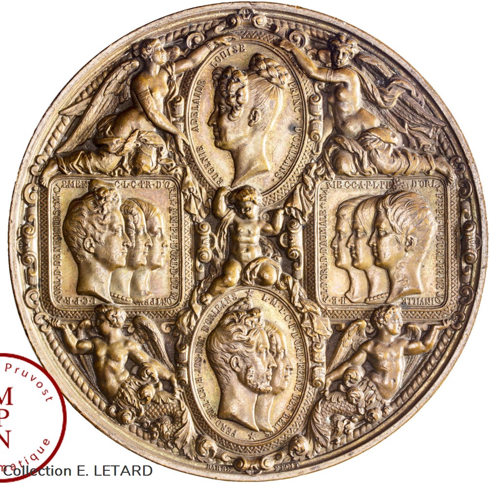 monnaies medaille louis philippe visite de la famille royale a la monnaie de paris 1833