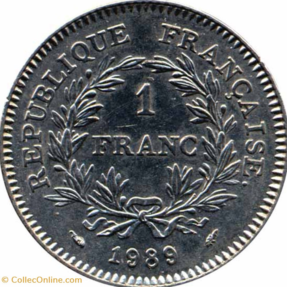 Un Franc Etats Généraux monnaies monde france un franc etats generaux