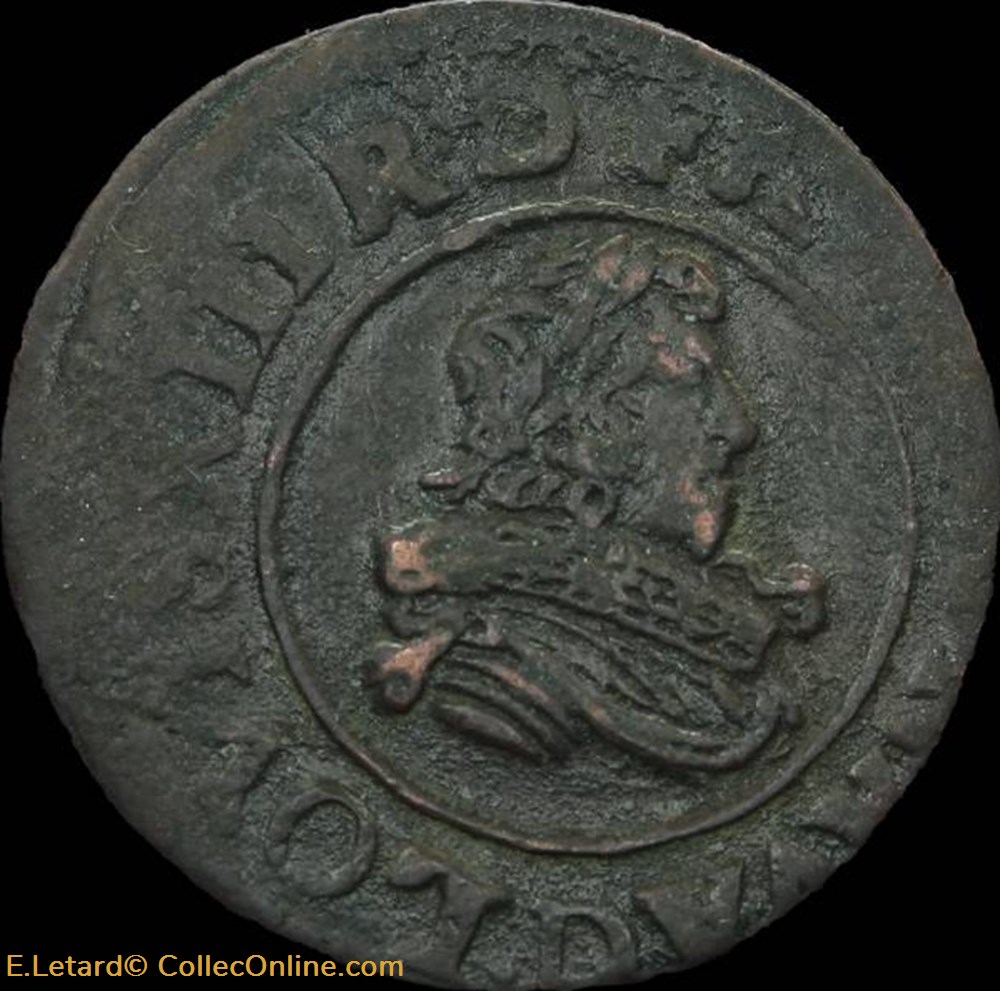 monnaies europe medievale france royales louis xiii double tournois de lyon type 8a 1632 cgkl 352 a