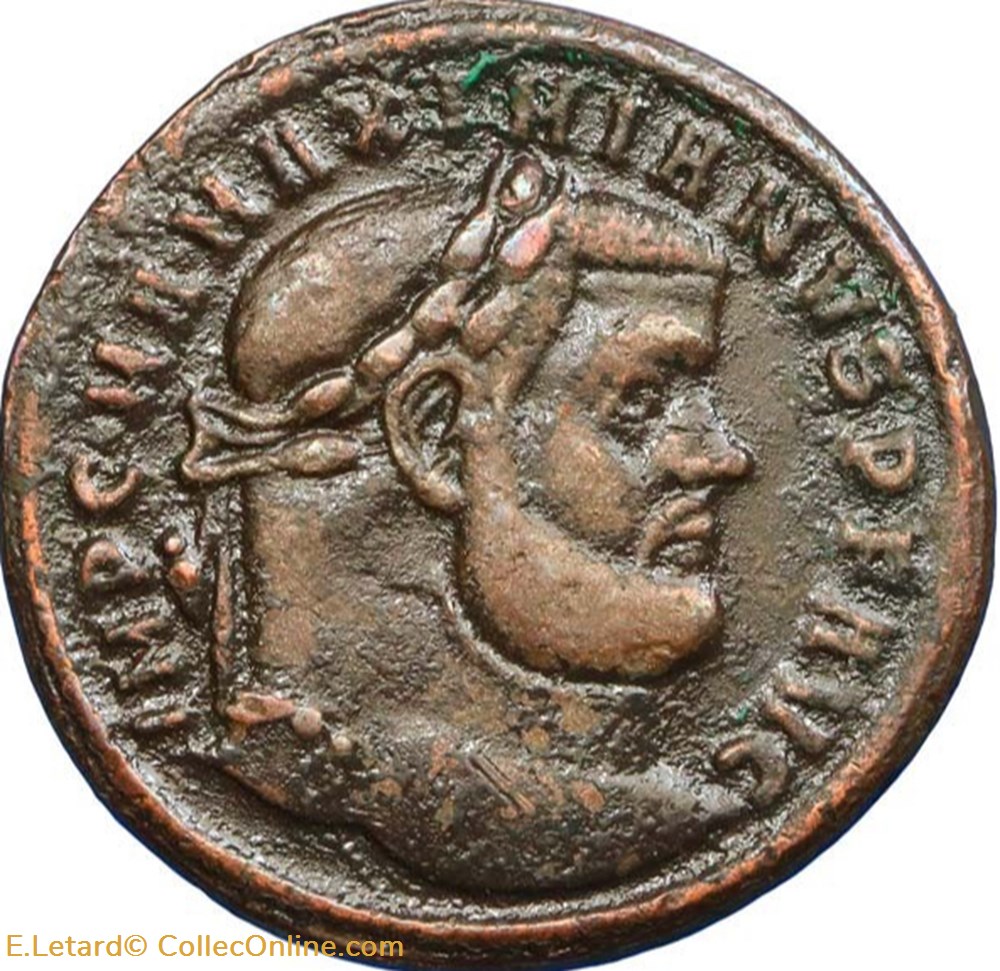 Maximien Hercule - Follis monnaies antiques romaines imperiales et republicaines maximien hercule follis