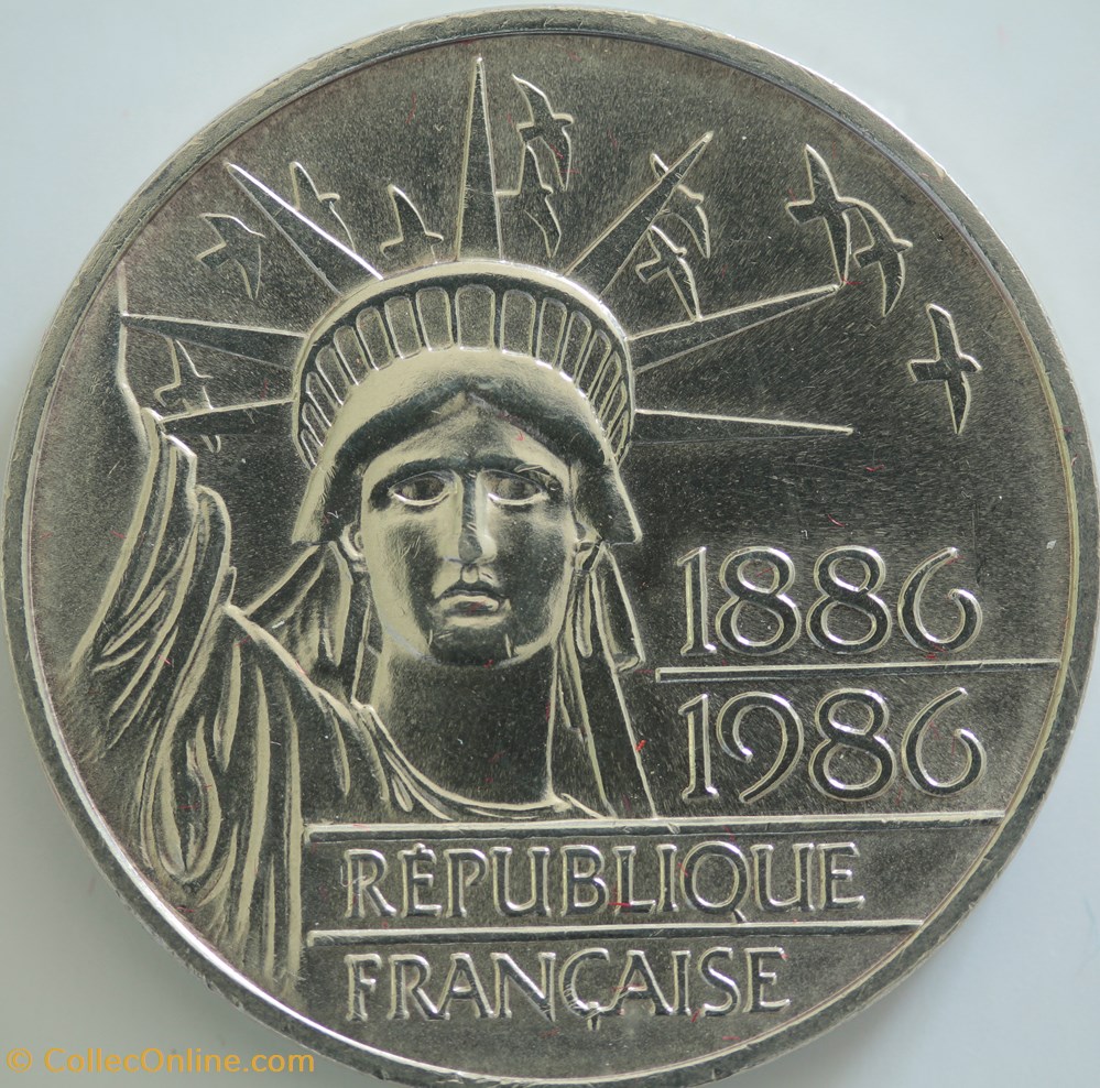 monnaies monde france cent francs liberte
