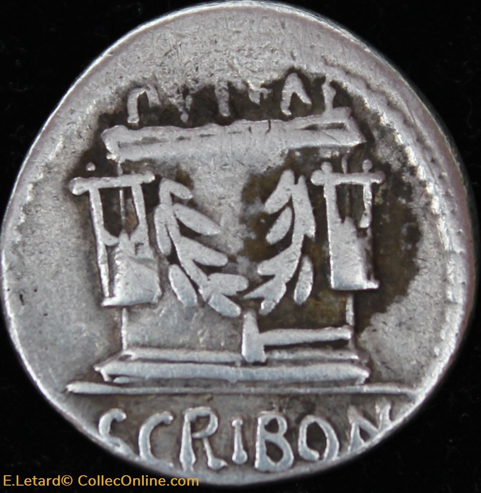 monnaies antiques romaines imperiales et republicaines scribonia denier