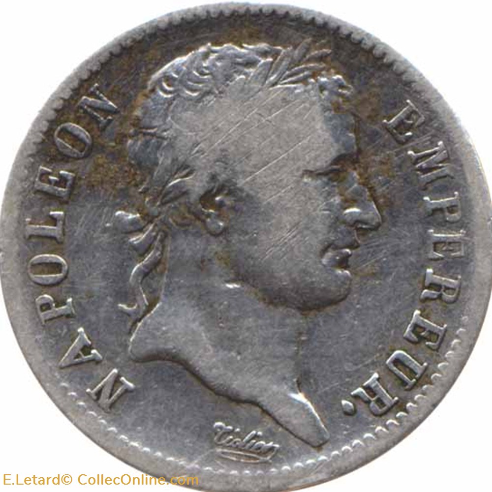 monnaie france moderne 1 franc lauree republique 1808 h