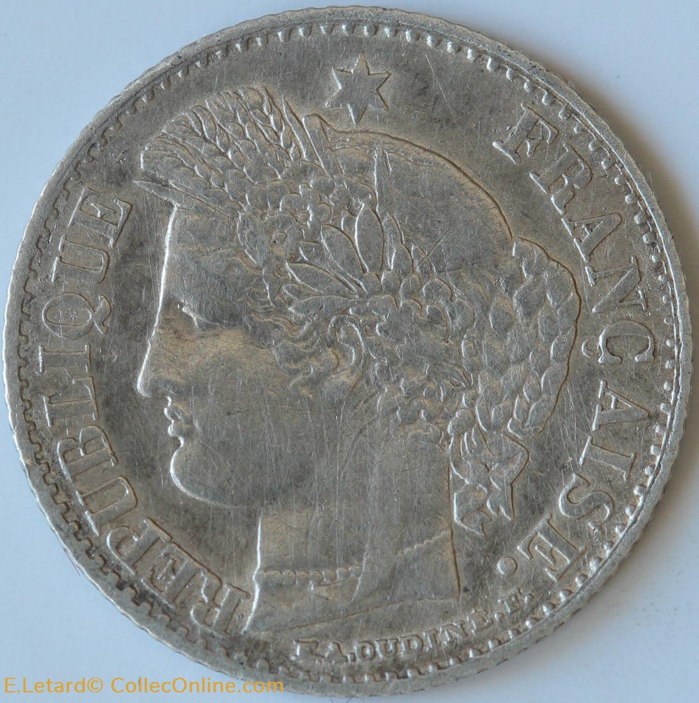 20 Centimes Cérès - 1851 A monnaies monde france 20 centimes ceres 1851 a
