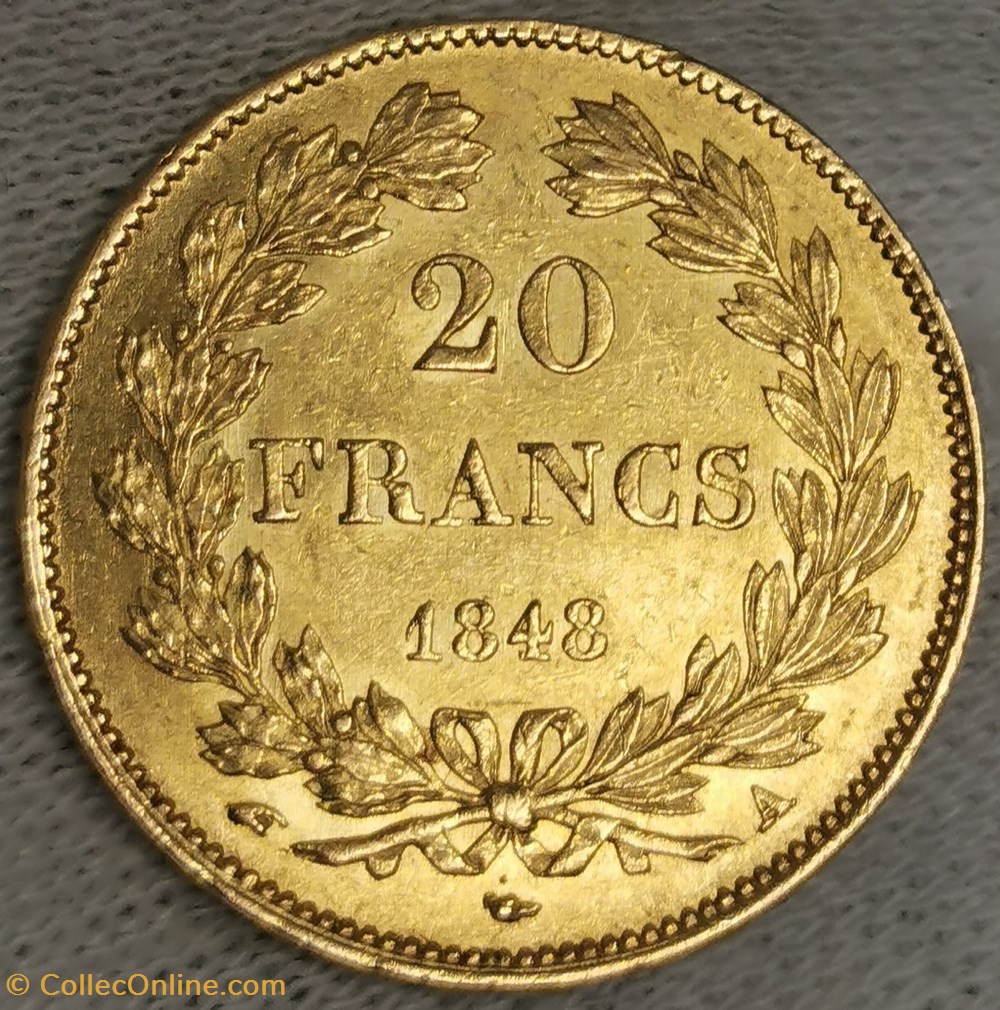 Louis-Philippe - 20 Francs - Domard monnaies monde france louis philippe 20 francs domard