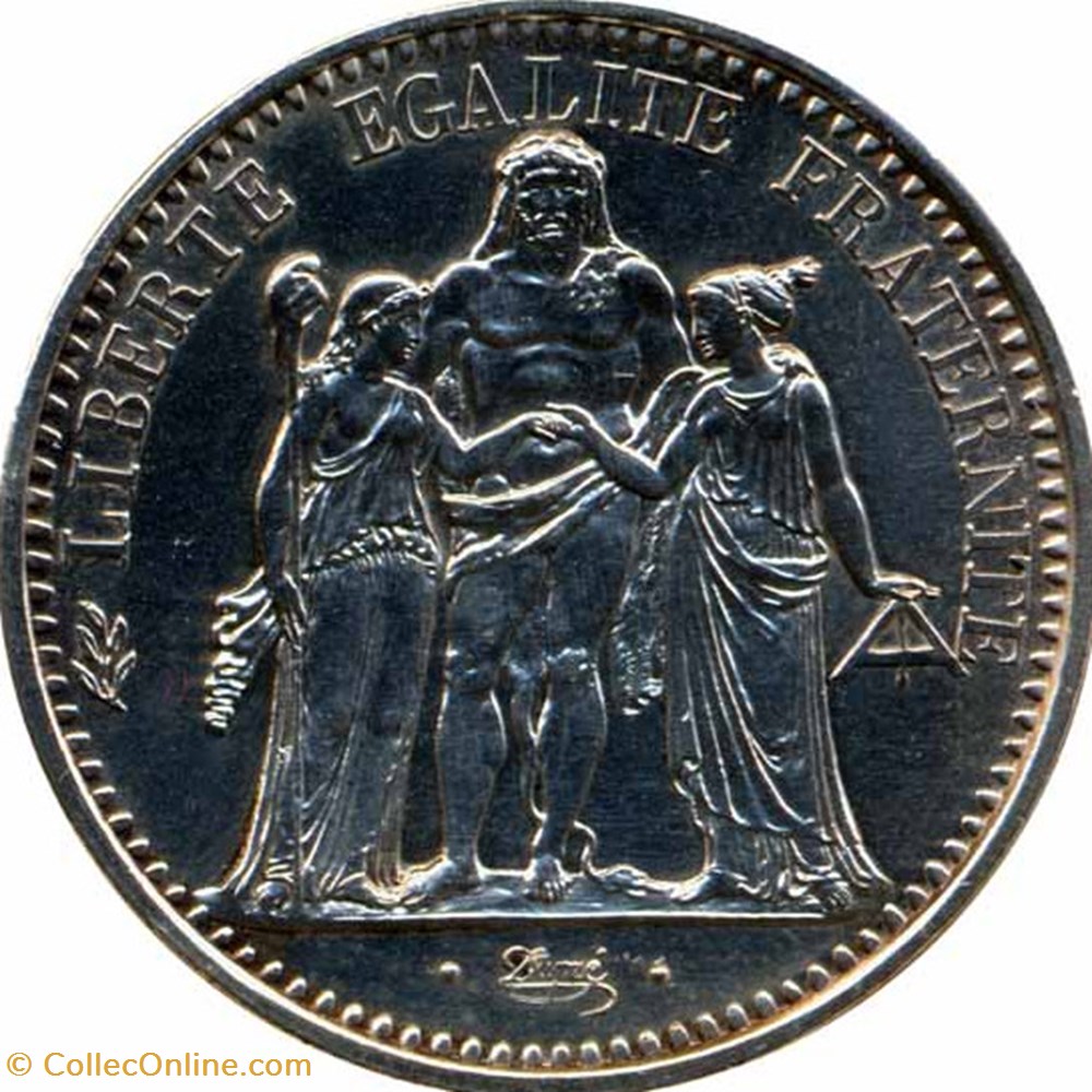 monnaies monde france dix francs hercule