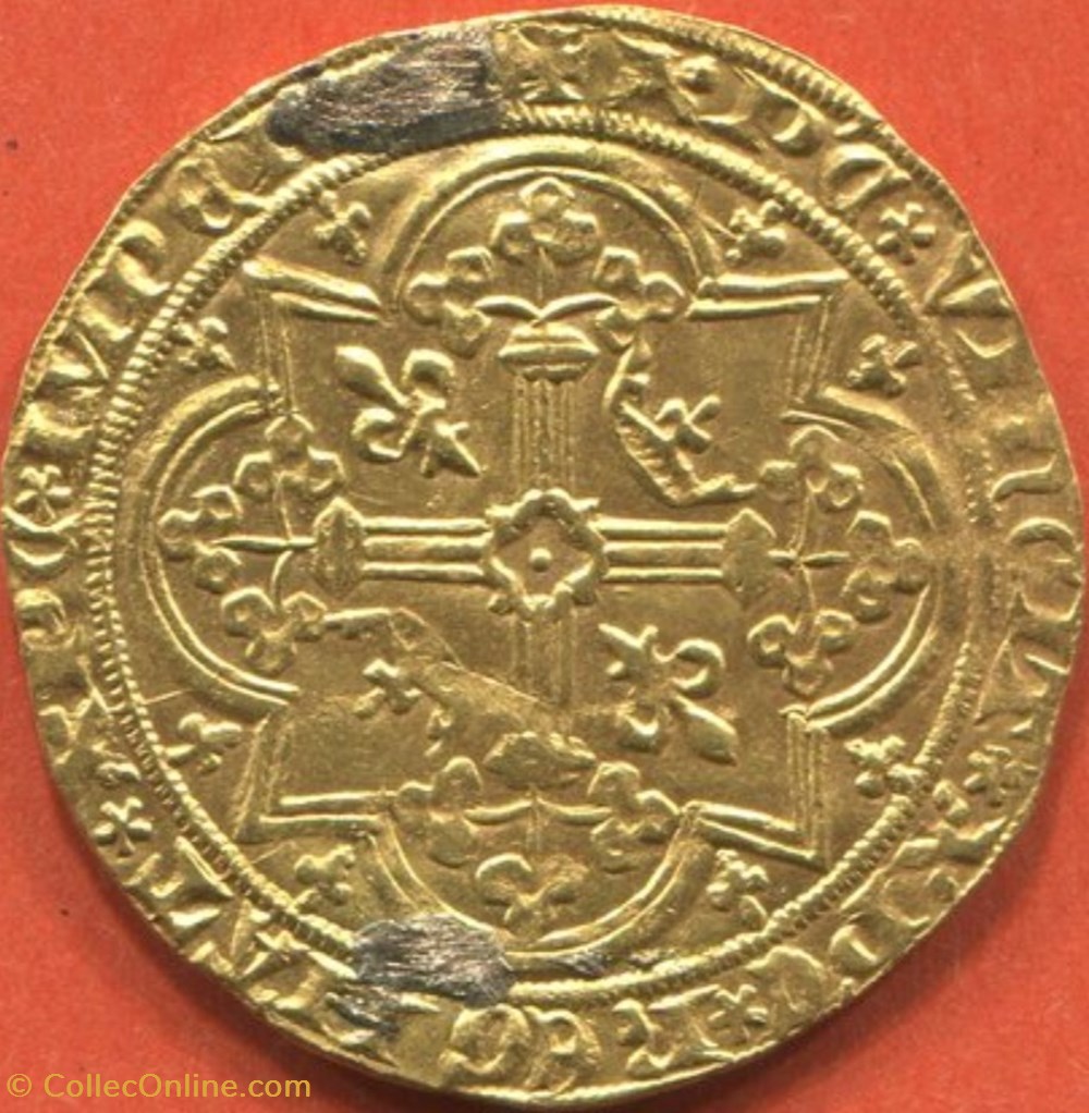 monnaies europe medievale france royales franc a pied