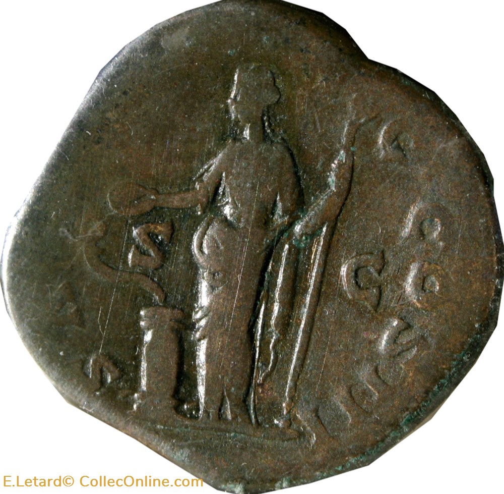 Marc Aurèle - Sesterce monnaies antiques romaines imperiales et republicaines marc aurele sesterce