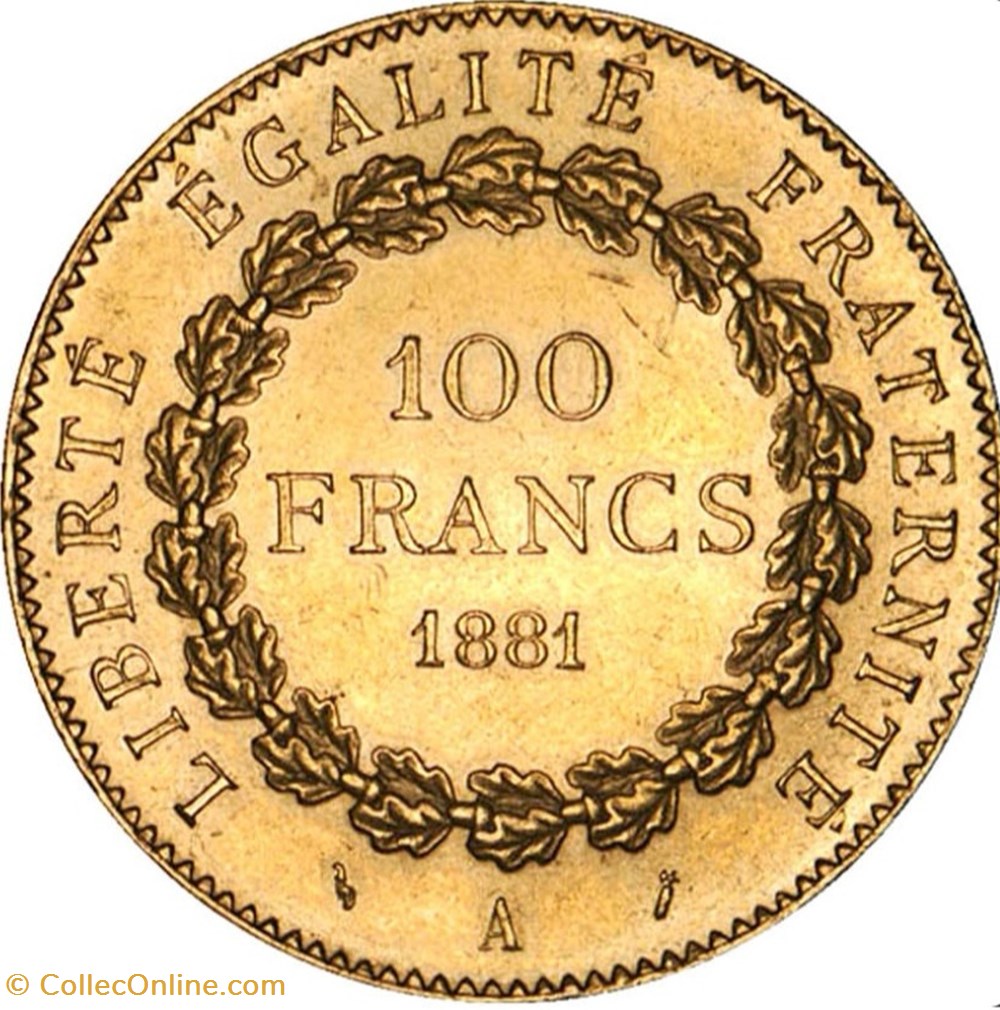 IIIème République - 100 Francs - Tranche "Dieu" monnaies monde france iiieme republique 100 francs tranche dieu