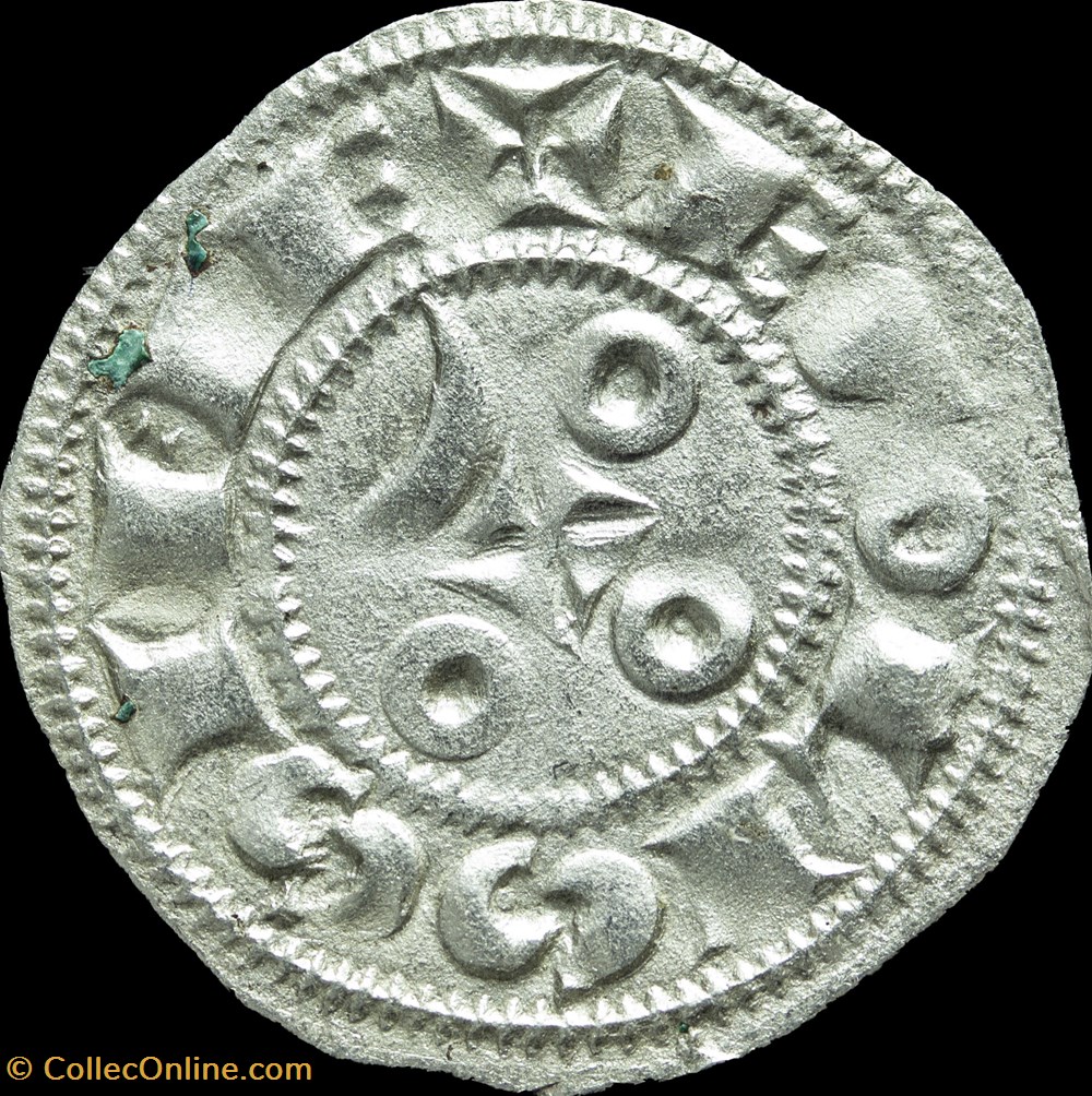 Denier d'Angoulème - Immobilisé pour Louis IV d'Outremer monnaies europe medievale france feodales denier angouleme immobilise pour louis iv outremer