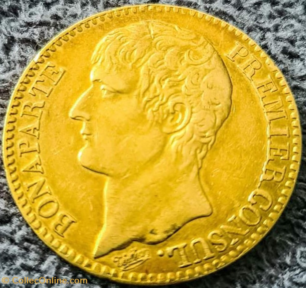 monnaies monde france bonaparte premier consul 40 francs