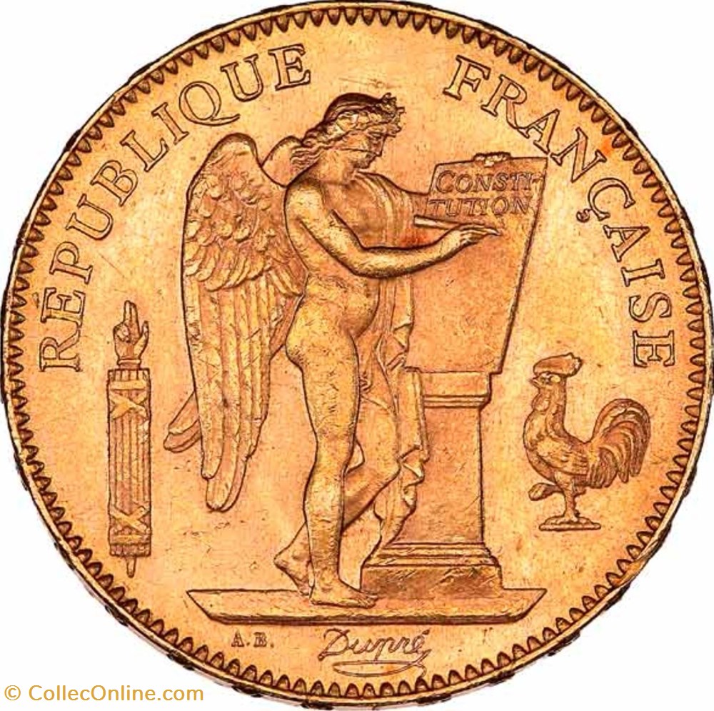 IIIème République - 50 Francs Génie monnaies monde france iiieme republique 50 francs genie