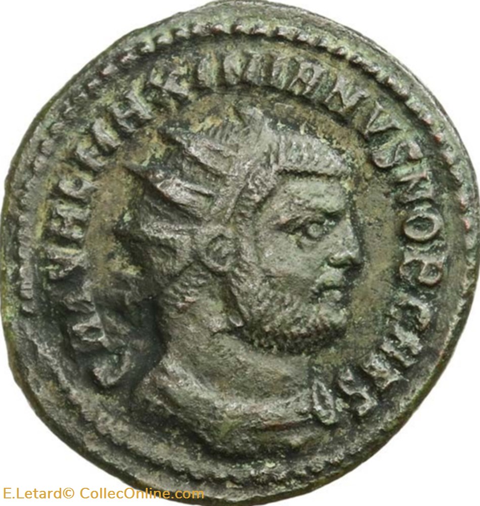 Galère - Néo Aurelianus monnaies antiques romaines imperiales et republicaines galere neo aurelianus