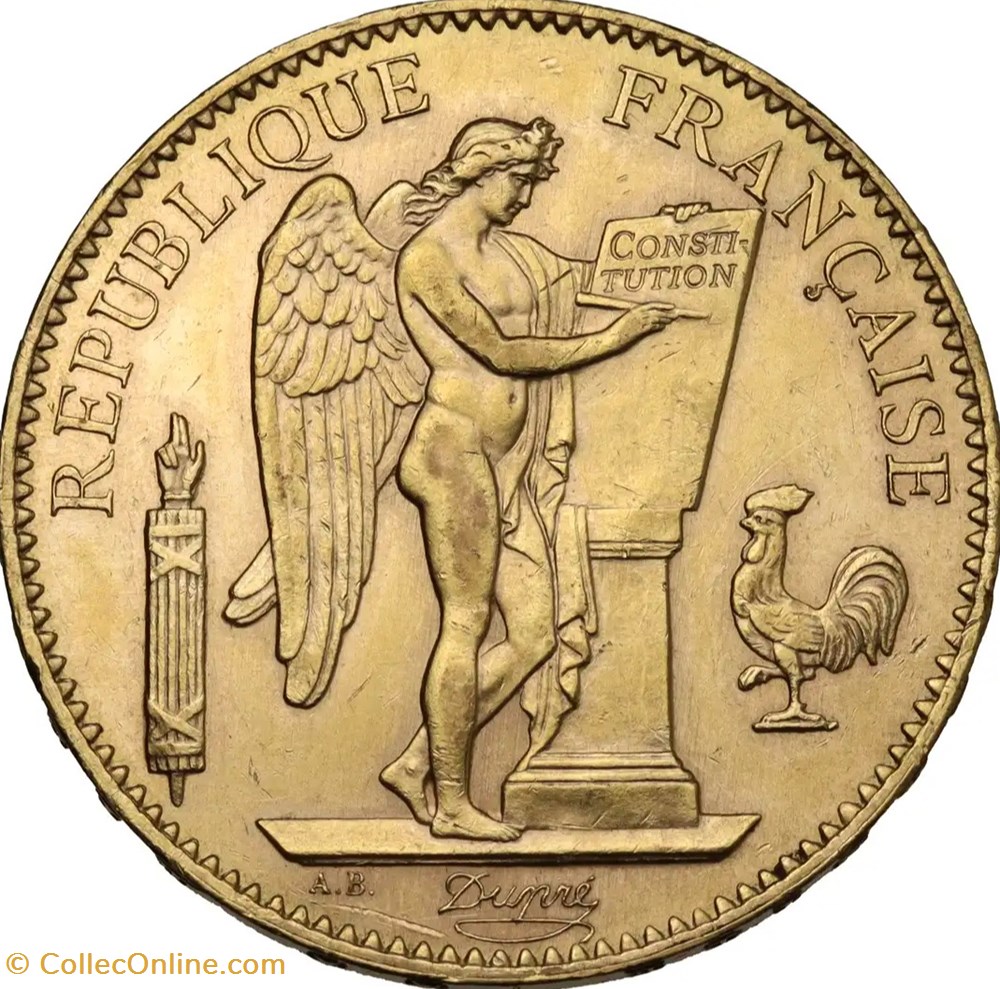 IIIème République - 100 Francs - Tranche "Liberté" monnaies monde france iiieme republique 100 francs tranche liberte