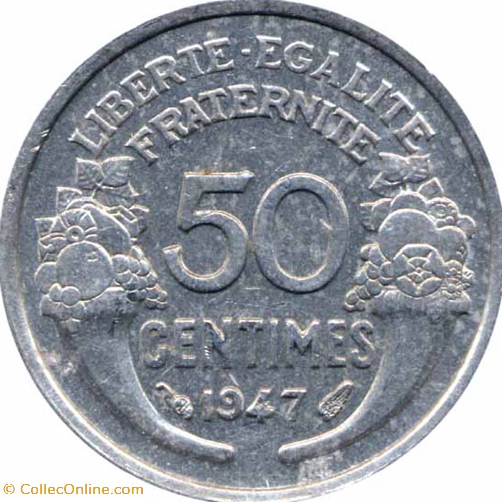 monnaies monde france cinquante centimes morlon