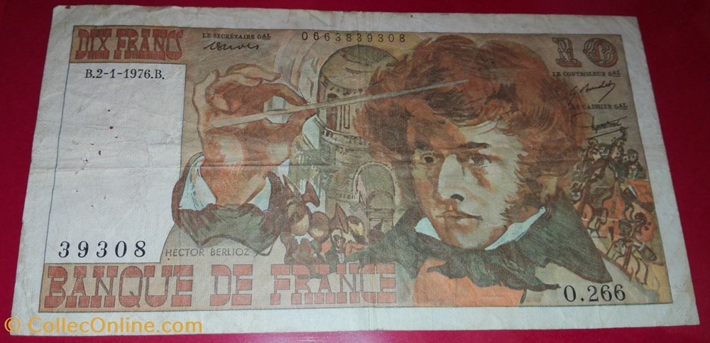 10 Francs Berlioz billets 10 francs berlioz