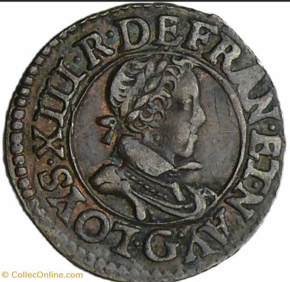 monnaies europe medievale a france royales double tournois 1620 g
