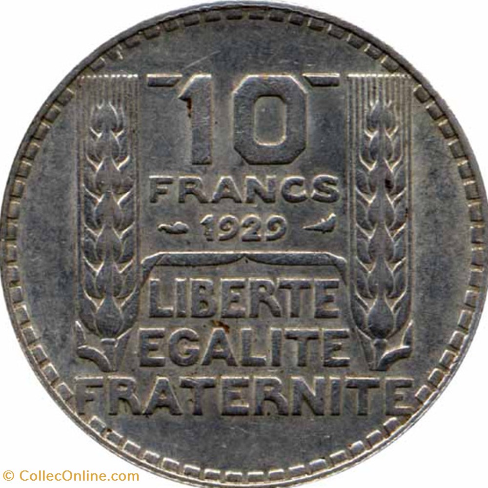 monnaies monde france 10 francs turin