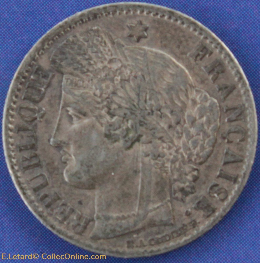 50 Centimes Cérès - 1850 A monnaies monde france 50 centimes ceres 1850 a