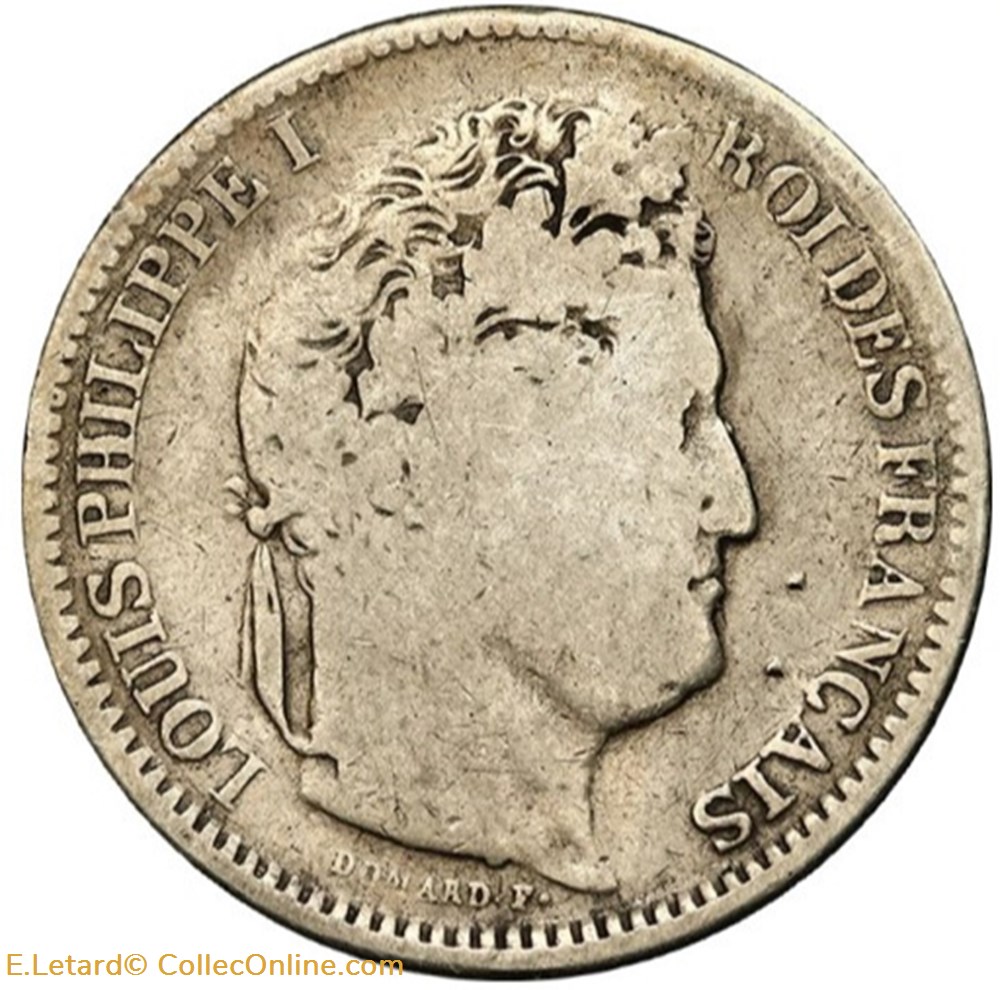Louis-Philippe 1er - 2 Francs - 1833 A monnaies monde france louis philippe 1er 2 francs 1833 a