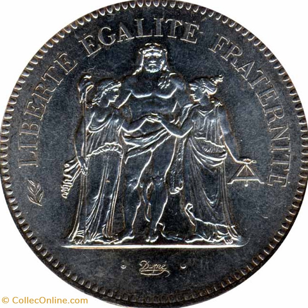Cinquante Francs Hercule monnaies monde france cinquante francs hercule