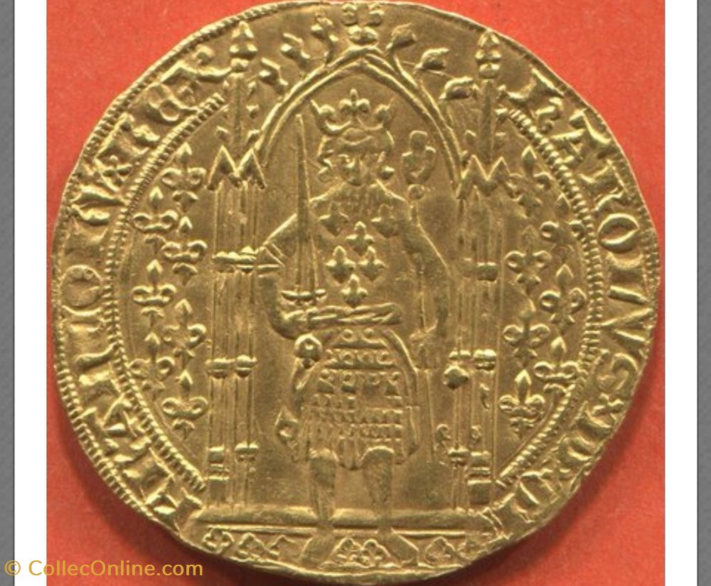 monnaies europe medievale france royales franc a pied