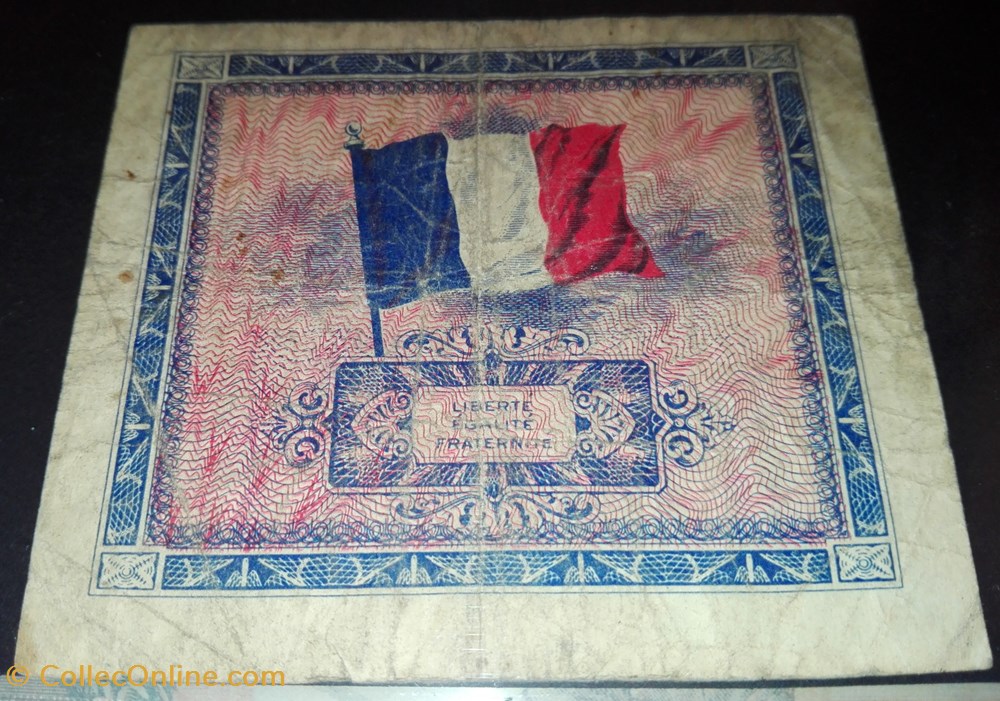 2 Francs Drapeau billets 2 francs drapeau