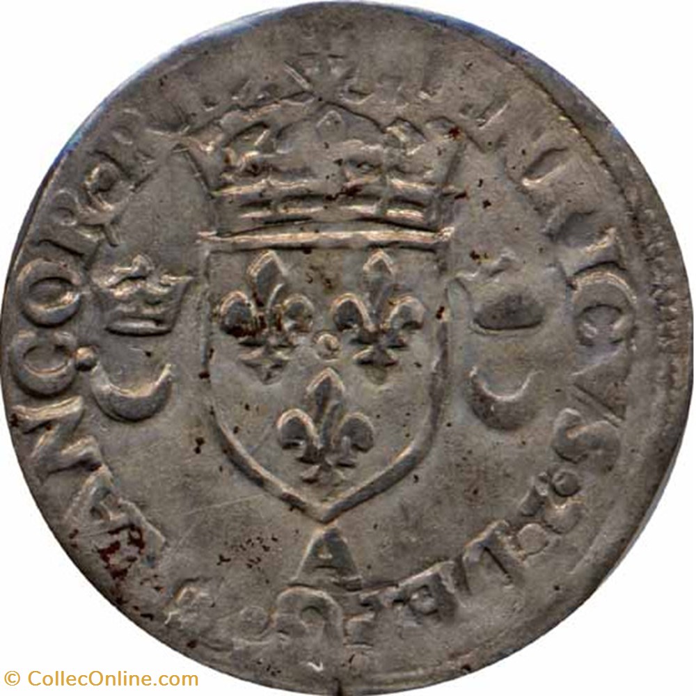 monnaies europe medievale france royales douzain 1551 a